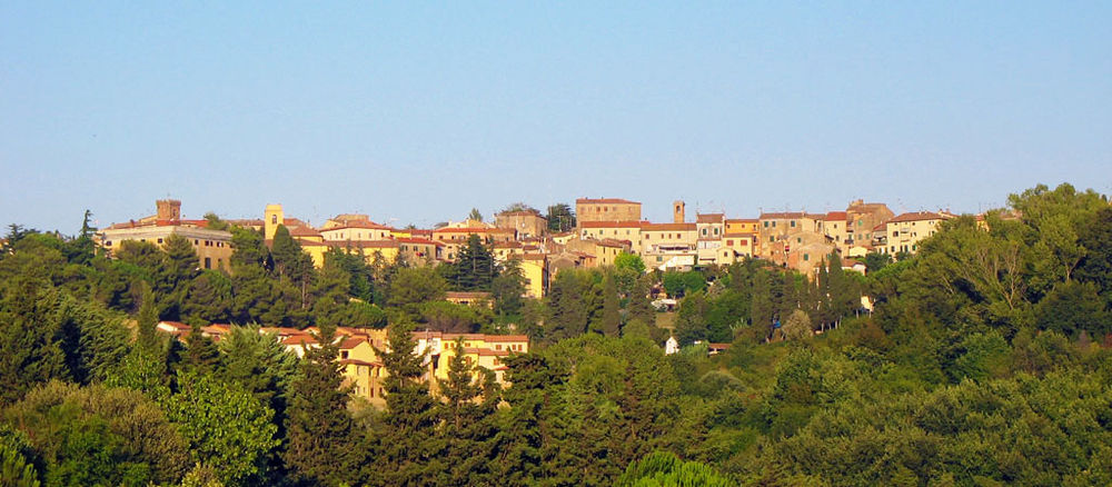 Panoramica de Guardistallo (Pisa, Toscana).