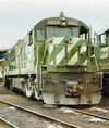 Burlington Northern Railroad GE U25C locomotive #5603.