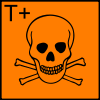 Símbolo de riesgo T+ = Muy tóxico
