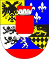 Escudo de Alfonso de Hohenlohe-Langenburg