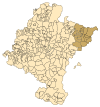 Localización respecto a Navarra.