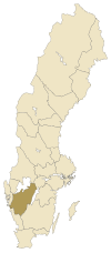 Posición de Västergötland
