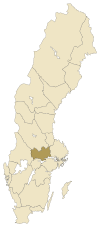 Posición de Västmanland