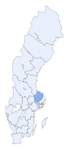 Ubicación de Provincia de Uppsala