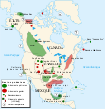 Petroleum regions - North America map-fr.svg