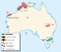 Petroleum regions - Australia map-fr.svg