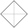 Politopo de cruce de 2 dimensiones
