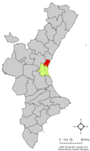 Huerta Norte en la Comunidad Valenciana.