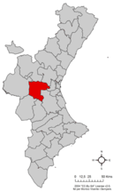 Hoya de Buñol en la Comunidad Valenciana.