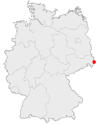 Situación de Görlitz en Alemania