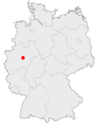 Lage der Stadt Menden in Deutschland