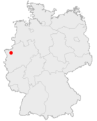 Lage des Kamp-Lintfort en Alemania
