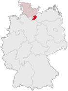 Lage des Kreises Herzogtum Lauenburg in Deutschland