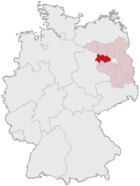 Lage des Landkreises Havelland in Deutschland