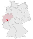 Lage des Oberbergischen Kreises in Deutschland