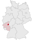 Localización del distrito Rhein-Lahn-Kreis en Alemania