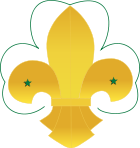 WikiProject Scouting fleur-de-lis trefoil.svg