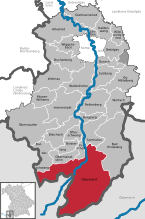 Mapa de Alemania, posición de  destacada