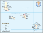 Localizacion de las Comoras