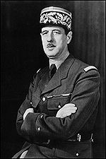 Presidente francés Charles De Gaulle