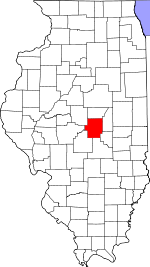 Ubicación del condado en Illinois.Ubicación de Illinois en EE. UU.
