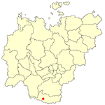 Localización de Neryungri en la República de Saja