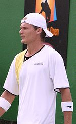 Peter Luczak 2007 Australian Open mens doubles R1.jpg