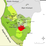 Localización de Los Montesinos respecto a la Vega Baja