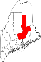 Ubicación del condado en MaineUbicación de Maine en EE. UU.