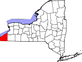Ubicación del condado en New YorkUbicación de Nueva York en EE. UU.