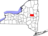 Ubicación del condado en Nueva York