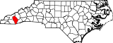 Ubicación del condado en Carolina del NorteUbicación de Carolina del Norte en EE.UU.