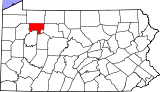 Ubicación del condado en PensilvaniaUbicación de Pensilvania en EE. UU.
