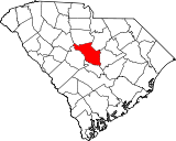 Ubicación del condado en Carolina del SurUbicación de Carolina del Sur en EE. UU.