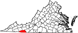 Ubicación del condado en VirginiaUbicación de Virginia en EE. UU.