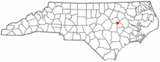 Ubicación en el condado de Greene y en el estado de Carolina del Norte Ubicación de Carolina del Norte en EE. UU.