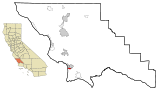 Ubicación en el condado de San Luis Obispo y en el estado de California Ubicación de California en EE. UU.