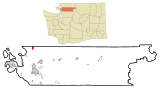 Ubicación en el condado de Skagit en el estado de Washington Ubicación de Washington en EE. UU.