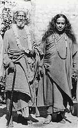 Yukteswar y su discípulo Paramhansa Yogananda