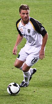 Ben Sigmund en el partido de la A-League Wellington Phoenix - Sydney FC (temporada 2008-09)