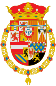 Argent Label Variant of the Coat of Arms of Philip III of Spain as Prince of Asturias.svg