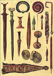 Bronze age weapons Romania.jpg