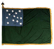Bandera de infantería de la Milicia Revolucionaria de Vermont