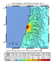 March 2010 Chile earthquake intensity USGS.jpg