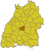 Situación de Distrito de Tubinga