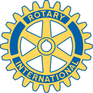 Logo del rotary club.