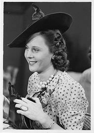 Aída Luz en "Cuando canta el corazón" (1941).