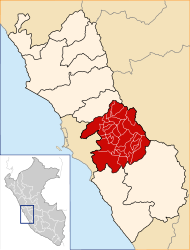 Situación de Provincia de Huarochirí