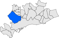 Localització de Constantí respecte del Tarragonès.svg