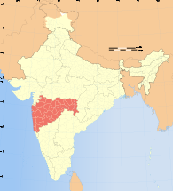Ubicación de Maharashtra